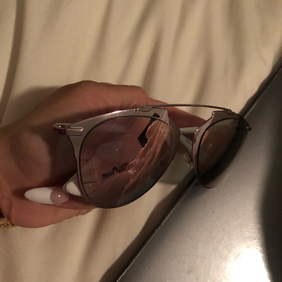 Dior Pink Reflective Glasses - Picture 5 of 7